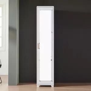 [우아미가구]아봄 틈새 선반 거울 옷장 400