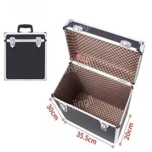 LP 턴테이블 상자 CD 박스 케이스 가방 보관함 DVD 수납 가정용 휴대용