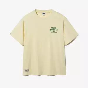 [FILA] 스포츠 클럽 그래픽 반팔티 (FS2RSH2111X_YEW)