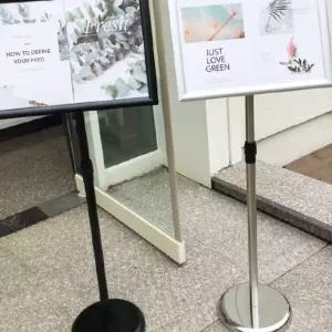 B03 메뉴판거치대 A3 배너 메뉴판 안내판 스탠드 거치
