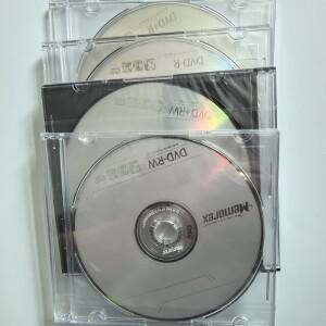 DVD 버닝 디스크 1개 단일 케이스 DVD-R/DVDR/DVD-RW/DVDRW 데이터/비디오 녹화 가능 메모렉스 백지