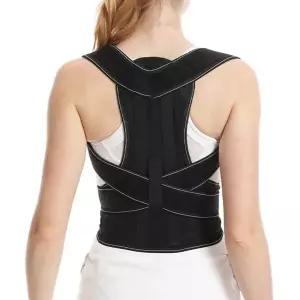 바로픽 어깨 허리 자세 교정기 등 허리 척추 고정 바른 자세 밴드 통기성 좋은 자세 교정 밴드