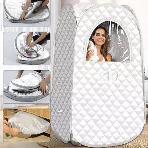 1인 사우나 이동식 훈증기 간이 홈사우나 접이식 개인 습식