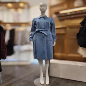 [플라스틱아일랜드] 플라스틱아일랜드 카라데님원피스 PP1DO263