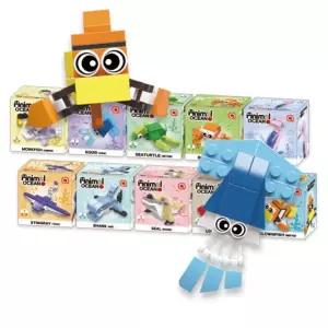 애니멀 오션 블록 10개 묶음 10종 디자인 장식 미니어처 놀이 선물용 기념품