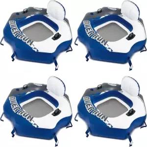 인텍스 리버 런 1인용 인플레이터 커넥팅 라운지 튜브