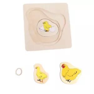 흥미유발 돌아기장난감 꼬꼬닭 성장퍼즐 창의력 돌봄교실 인지발달 EQ 조카선물 늘봄교실