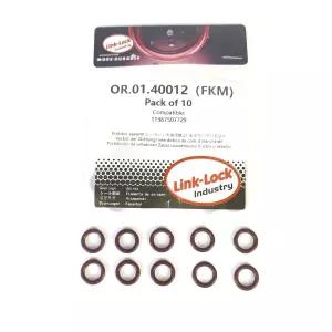링크 잠금 10PCS FKM 바이톤 OR.01.40012 BMW N13 N51 N52 N53 N54 S65 N62 N12 N14 N16 N18용 엔진 체크