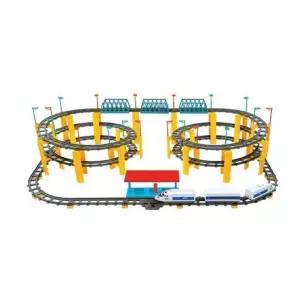 토이 3단레일 완구 철도 유치원 여아 기찻길 LED 기차 작동 기차놀이