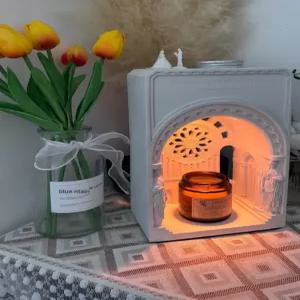 미니향초 캔들워머 램프 유럽풍 아로마 향초등 인테리어 조명 디퓨저 선물용