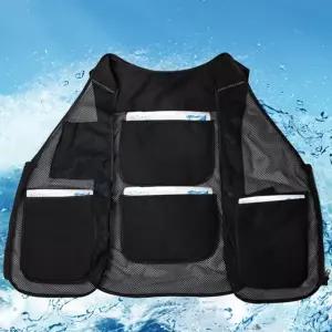 야외작업 필수품 4개 아이스팩 포켓 얼음조끼 아이스조끼 메쉬소재 쿨조끼