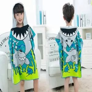 런웨이브 아동비치가운 비치타월 비치타올 물놀이용품 목욕가운 샤워타올 물놀이가운