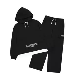 [셀러허브 1]SFIT 에스핏 HC29 레이어드 와이드세트 주니어 여아 레이어드 와이드 상하세트 블랙 SJZ101FK