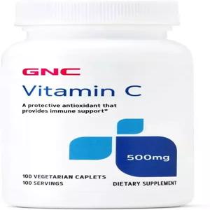 GNC 비타민 C 500mg 100캡슐 면역 지원 제공