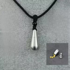 휴대용 약통 목걸이 미니 펜던트 비상약 케이스 방수 소형 알약통