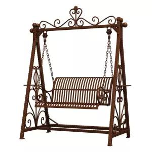 정원 흔들의자 유럽풍 그네의자 앤티크 원목 야외 행잉체어 스윙 로킹체어 벤치형