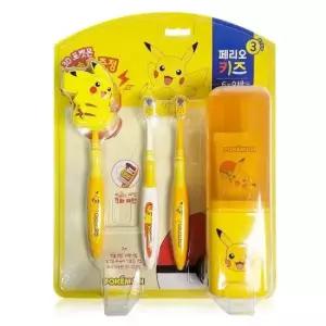 어린이칫솔세트 피카츄 양치세트 페리오키즈 칫솔치약세트 6-9세