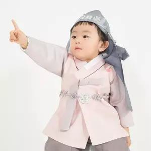 한설 한설한복 H.5607 럭스 핑크 남아쾌자한복