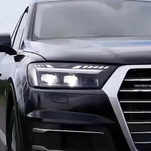 Audi Q7 2016-2019 자동 헤드 라이트 어셈블리 업그레이드 시작 애니메이션 새로운 SQ7 스타일 LED 프로젝
