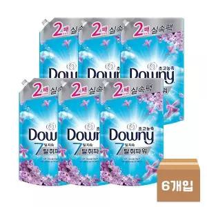 PG)다우니섬유유연제리필(블루/1.6L)-박스(6개입)
