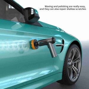 폴리셔 자동차 무선 기계 무선 자동차 버퍼 폴리 키트 가정용 자동차 디테일링 왁싱을위한 USB 충전 디지털 디스플레이