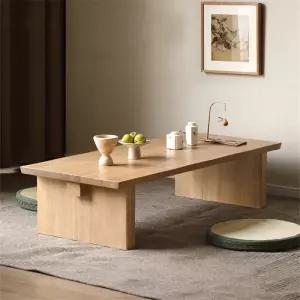 다다미 테이블 낮은 거실 찻상 좌탁 탁자 원목 좌식 다도 커피 식탁