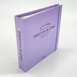 윈코 인생사진 네컷 사진첩 접착식 포토북 앨범 퍼플