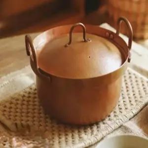 구리 양은 구리팬 튀김 스키야키 일본 나베 알루미늄