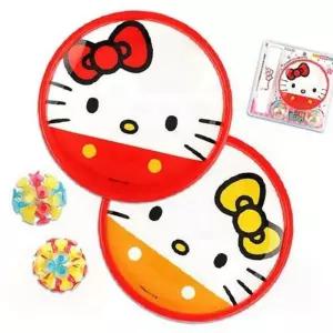 운동능력 가족용 공던지기 도구 벨크로 접착방식 캐치볼