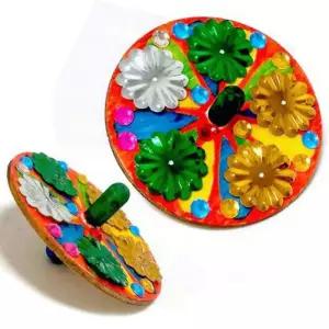 민속 체험 나무 팽이 만들기 수제 목공 놀이 재료 나무팽이