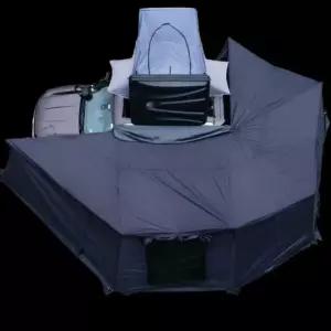 270도 어닝 차량용 블랙코팅 슬라이드 자립형 캠핑 타프 신형