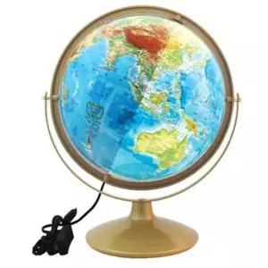 조명지구본 LED지구본 320-GL/장식용 조명 무드등 스탠드