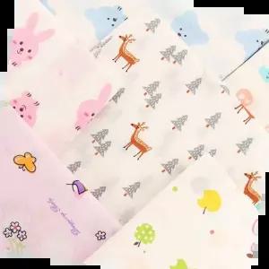 아기손수건 순면 나염 가제손수건 대 10매입