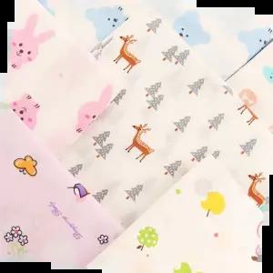 아기손수건 순면 나염 가제손수건 대 10매입