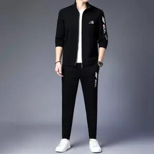 스파이더맨 남자 긴팔세트 봄가을 캐주얼 스포츠 정장 가벼운 럭셔리 투피스세트 OPH3