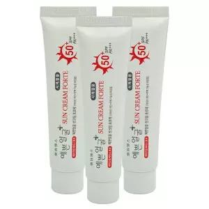 이지하우스 웰빙헬스 예쁜얼굴 선크림 포르테 25g x 3개 SPF50 선케어 H 670338