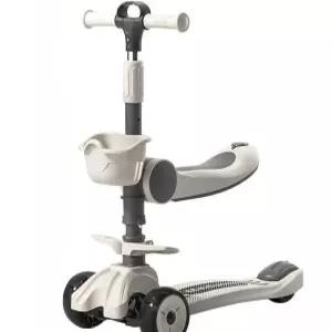 좌석형 킥보드 삼륜 세발 고학년 초등학생 화이트 스쿠터