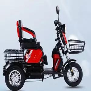 전동 삼륜스쿠터 충전식 접이식 경량 삼륜 세발오토바이 배달 성인용 오토바이 어르신 배터리