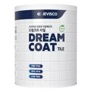 제비스코 드림코트 타일 타일페인트 화이트0.9L