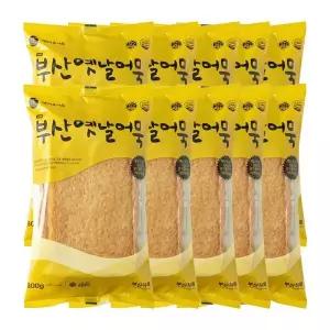 [하프클럽/]부산 미도 옛날어묵 800g (25입 사각)x10세트