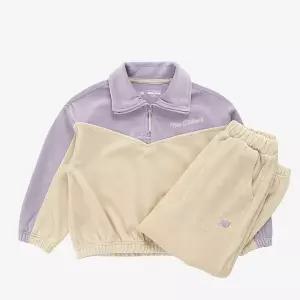 [하프클럽/] 벨로아 크롭 반집업 셋업 NK9YE4804G-88 티셔츠