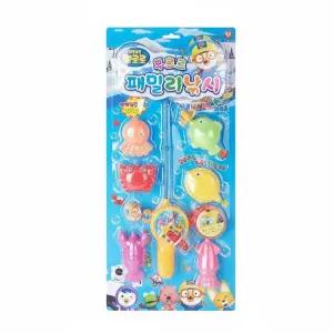 자가진동 부르르 패밀리 낚시놀이 세트 물고기 6종 어린이 장난감 목욕놀이 유아 교구
