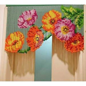 복숭아 비즈 DIY 라운드 반제 조정 액세서리 Huacan 브레이드 복숭아꽃 꽃과 입구