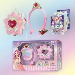 어린이 헤드셋 마이크 장난감 노래방 놀이 여아 선물 음성변조 가방형