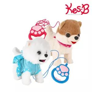 움직이는 강아지인형x1개 리드줄 걷는 강아지