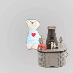 영공방 DIY 회전우드 오르골경주 첨성대 YM970