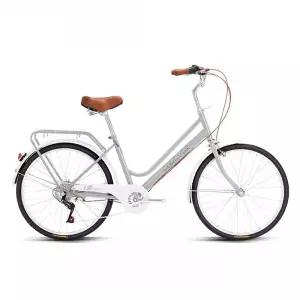 클래식 자전거 26인치 여성용자전거 여성자전거 완조립 출퇴근 바구니 접이식 바구니자전거