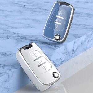 차키케이스 부드러운 TPU 자동차 플립 키 케이스 커버 현대 i20 i30 ix20 ix35 엘란트라 악센트 보호 쉘 인테리어 액세서리