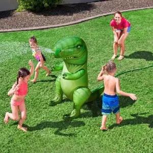 오리지널 공기완구 통기성 물놀이 더위 잔디 스프레이 야유회 물 분사 공룡 에어 모형