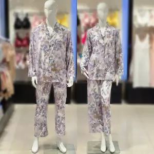 [AK분당점] [비너스] 미스티 가든 플라워 커플 파자마세트(opa5245w/opa5245m)